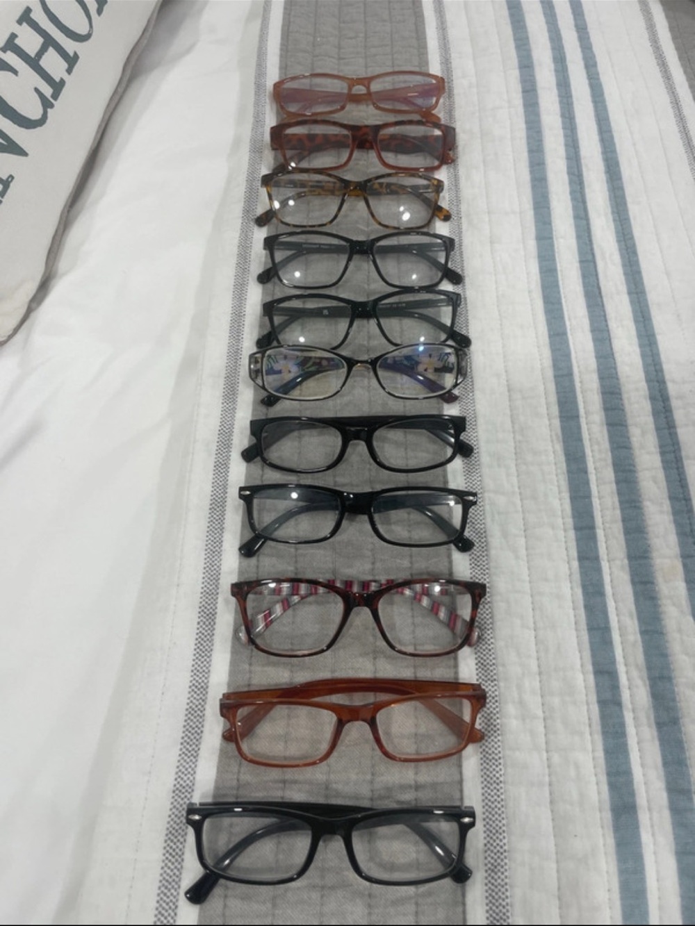 11 pairs of Reading Glasses